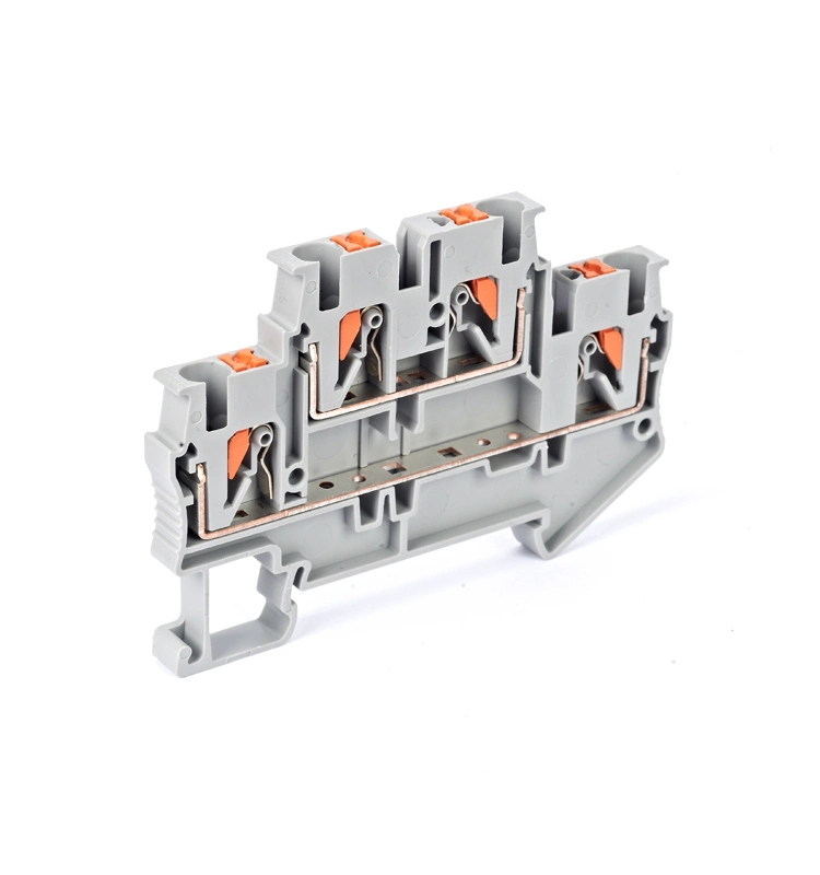 Utl Pttb 2.5 Spring Phoenix Connectors Double-Level Terminals Block