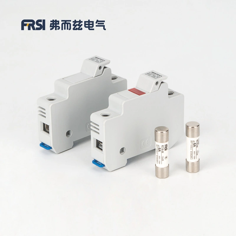 Rt18-32 Low Voltage 10*38 Porcelain DIN Rail Fuse Holder