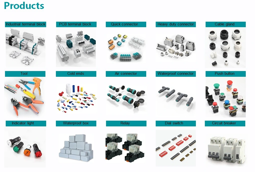 Phoenix Contact Screw Type Large Current DIN Rail Terminal Blocks