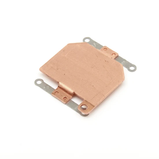 Disipador de calor 3c remachado con placa de cobre CNC de diseño personalizado, pieza de máquina mecanizada de maquinaria de mecanizado de torno CNC, pieza de estampado estampado con sello de metal con ISO9001