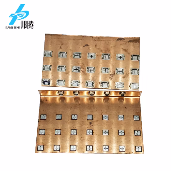 Paquete de batería de alimentación 18650, conector de lámina de aluminio con lengüeta de níquel, placa de conexión de soldadura por puntos, barra colectora de cobre